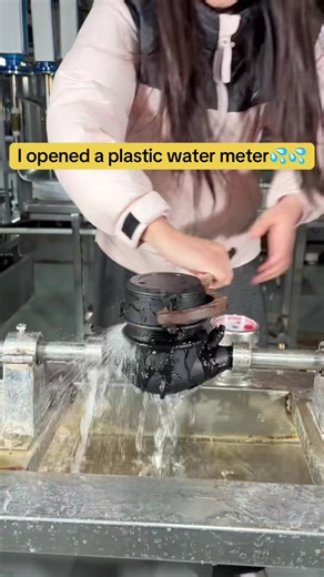 I opened a plastic water meter.💦👀 Do you want to know what’s inside?🧐🧐 #watermeter#smartwatermeter#foryou #viral #mexico