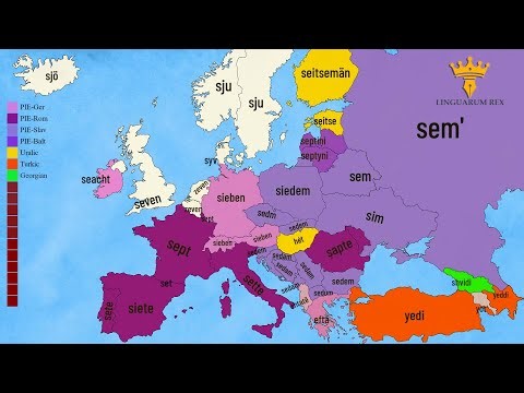 Numbers Across 42 European Languages | European Languages Comparison