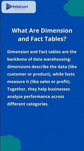 Dimensions vs Facts Explained | Data Warehousing Basics for Beginners | Data Analytics Quick Tip