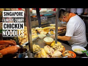 SINGAPORE FAMOUS HAWKER FOOD - HENG KEE CURRY CHICKEN NOODLES