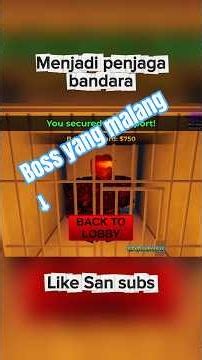 Aku dan bro menjadi petugas bandara selama 7 hari | Roblox secure the airport
