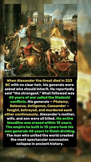 Alexander's Generals Divided His Empire — Then Spent 40 Years Destroying Each Other