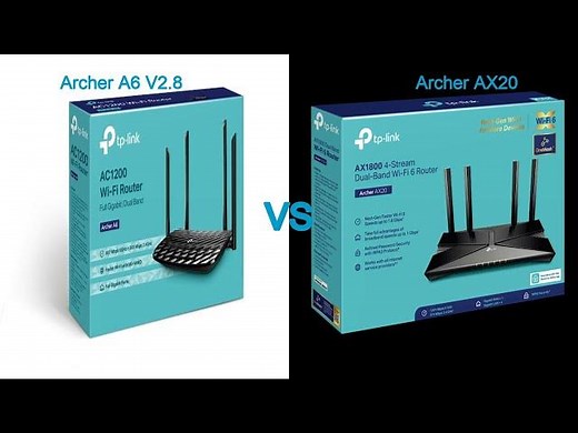 Ultimate Router Showdown: TP-Link Archer A6 V2.8 vs. Archer AX20 Comprehensive Comparison Review