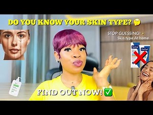 How To Know What kind Of SKIN TYPE YOU HAVE | Skincare Tips For Beginners #SkincareTips #GlowingSkin