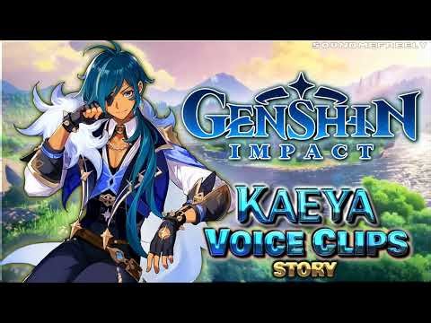 All Kaeya Story Voice Clips • Genshin Impact • Voice Lines • (Josey Montana McCoy) - ENGLISH