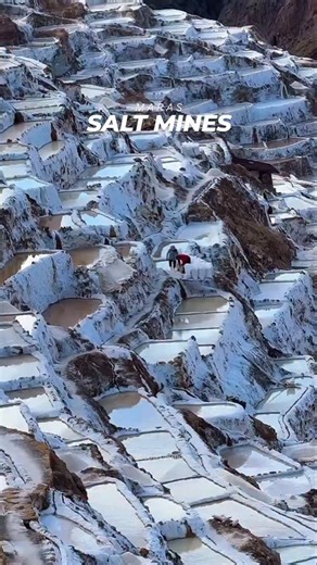 Salineras de Maras - Valle Sagrado Las Salineras de Maras son un conjunto de más de 3,000 pozas de sal ubicadas en la ladera de una montaña, en el Valle Sagrado de los Incas, cerca de Cusco.🌄✨ Estas pozas se alimentan de un manantial subterráneo de agua salada que fluye desde la época preinca. El agua, al ser conducida por pequeños canales hacia cada poza, se evapora con el sol y deja cristalizada la sal, que luego es recolectada de manera artesanal.🧂🏔 •▪︎••▪︎• 🦙 Viajes y tours en Cusco 🇵🇪
