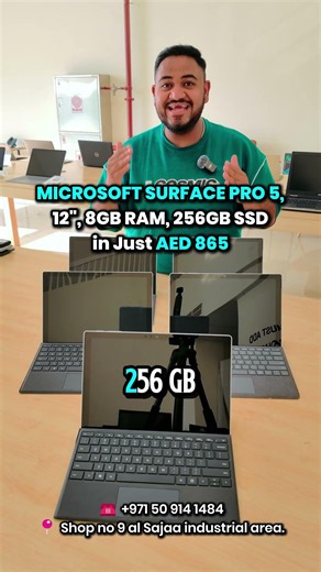 Microsoft Surface Pro 5 — 20% Off, Only 865 AED | Limited Stock