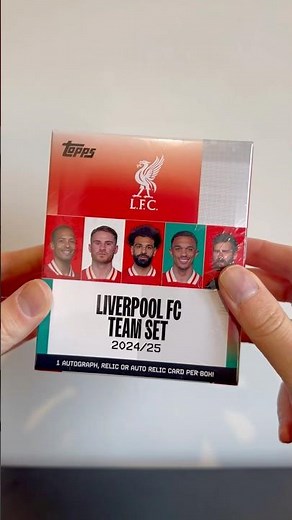 NEW! Topps Liverpool Team Set 2024/25 box opening!