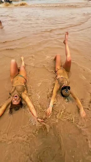 Mud Girls: Fun in the Mud at Busco Beach