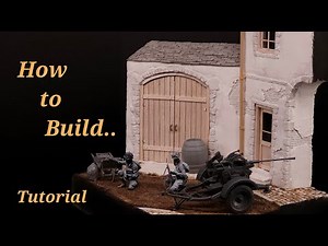 Let's Make A Realistic House From Plaster - 1/35 Diorama
