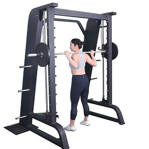 [Hot Item] Gym Plate Weight Lifting Machine Loaded Fitness Equipment Strength Training Body Building Smith Machine