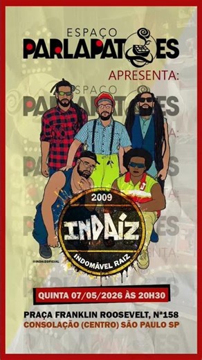 Espaço @parlapatões Apresenta: @indaizoficial