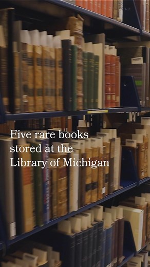 These rare books, and more, are available to be viewed by appointment at Library of Michigan's rare book room in Lansing, MI. Adam Oster, community engagement librarian with the Library of Michigan, showed a selection of his favorite publications in the collection. Each book highlights a distinct historical significance to Michigan and print publications as a medium. 🎥: Santino Mattioli & Lori Chapman | MLive #rarebooks #michiganbooks #historicbooks #bookarchive #statearchive #statelibrary #mic