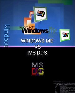 Windows ME VS MS–DOS 💀😂