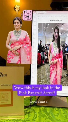 Zknit on Instagram: "✨ Try before you slay ✨ Virtual try-on for sarees, lehengas, kurtas & sherwanis—because ethnic fashion just got smarter 💫 @ www.zknit.ai Delivery 🇨🇦 🇺🇸 2-5 Days!! #virtualtryon #ethnicfashion #sareelove❤️ #desigirl #tryoutonline"