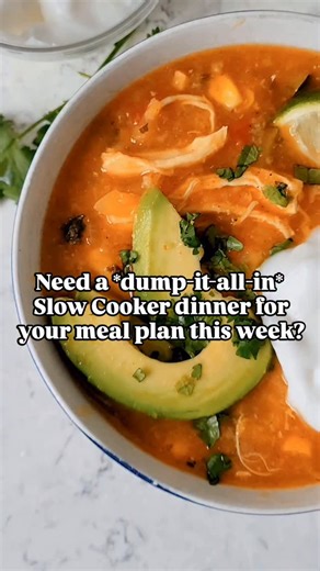 Get some chicken and your slow cooker out for your meal plan this week! Fiesta Soup will warm up and cheer up everyone! 🥰 Comment *recipe* and I'll send you the recipe! #slowcooker #crockpot #mealplan #soup #raisinggenerationnourished | Raising Generation Nourished