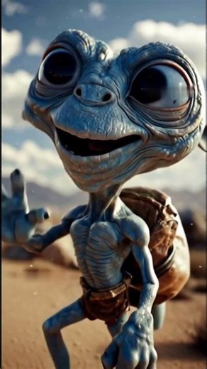 Funny Alien Singing! 👽🎤 | Funniest Alien Encounter #shorts #alien #aliengift #animation