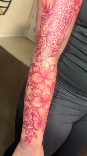 Creative Tattoo Ideas for Girls: Red Ink Inspirations