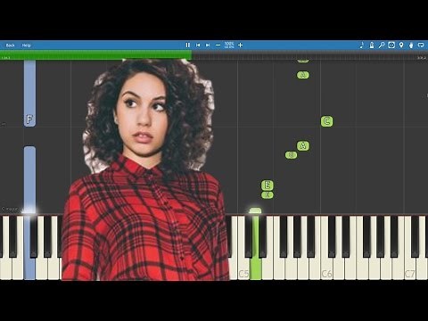 How to play Scars To Your Beautiful - EASY Piano Tutorial - Alessia Cara