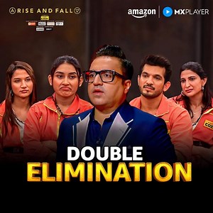 329K views · 7.9K reactions | sabko laga double elimination se jhatka  #RiseAndFall, co-powered by Lux Cozi Official Lighting Partner: Orient Electric AI Home Partner: Haier Nutrition Partner: Avvatar Sports Nutrition Mobile Partner: HMD Fragrance Partner: ENVY Perfume New episodes streaming every day at 12 noon, for FREE only on the Amazon MX Player app. #AshneerGrover Banijay Asia #RiseAndFallOnAmazonMXPlayer #WatchFree #AmazonMXPlayer #StreamingNow | Amazon MX Player | Facebook