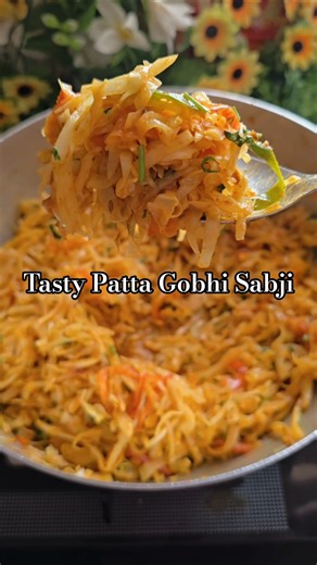 Simple Cabbage | Patta Gobhi ki Tasty Sabji 🍲#pattagobhikisabji#cabbagerecipe#shortsfeed