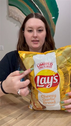 121K views · 2.2K reactions | FOOD REVIEW  CHEESY GARLIC BREAD LAYS POTATO CHIPS  RATING 1-10  #foodreview #layschips #mukbang #mukbangeating #garlicbread #cheese #asmrcrunch #crunch #samsclubfinds | Cook It Erica | Facebook