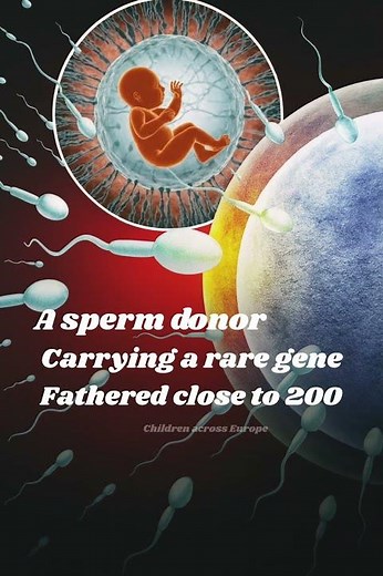 ⚠️🚨A genetic bomb . Danish sperm donor fathered close to 200 children across europe