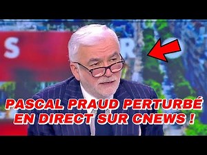 Live incident on CNews: Pascal Praud thrown off balance
