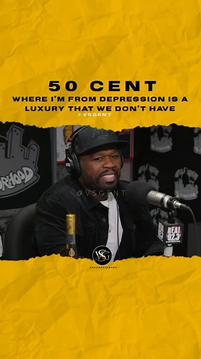 327 reactions · 169 shares | @50cent Depression is a luxury. Can you afford to be depressed? #50cent  @bigboysneighborhood | VSG entertainment | Facebook