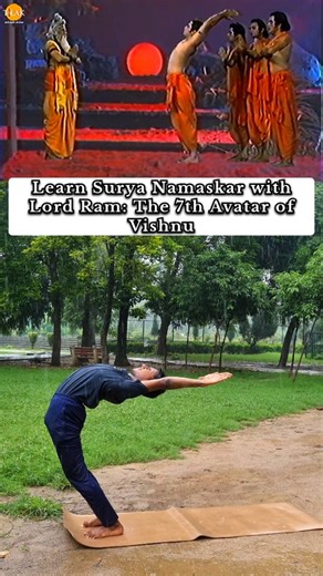 1.7K views · 206 reactions | Seeking inner light and strength. Lord Rama's devotion to the Sun God, even in an asana." ​#SuryaNamaskar #ShriRam #DivineDiscipline #yoga #jaishriram | Arjun Yoga India | Facebook