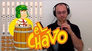 El Chavo del 8 para Flauta Dulce -Tutorial con notas - Marcha Turca de Beethoven Chords - ChordU