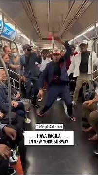 Dancing to Hava Nagila in the New York Subway