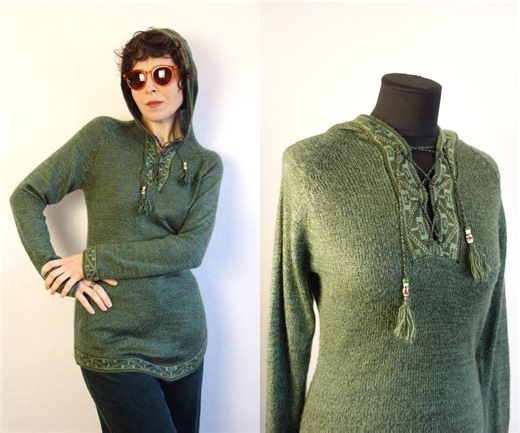 Vintage Alpaca Wool Sweater/peruvian Alpaca Hood Sweater/peru Wool Pullover/alpaca Knit Sweater/ Alpaca Sweater/alpaca Pattern Jumper/m Size - Etsy