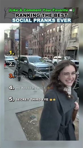 Ranking The Best Social Pranks Ever! 😹😂#funny #prank #shorts