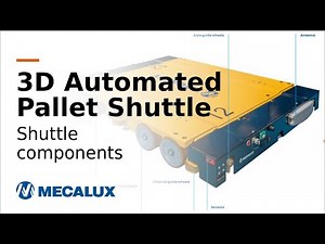 3D Automated Pallet Shuttle - Shuttle components