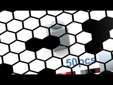 50pcs Building Blocks Toys thick 1x1 16Color Bricks Size Compatible With 3005 bricks kids Toys Educa