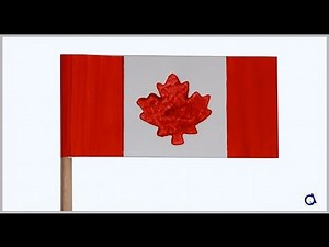 Drapeau du Canada DIY bricolage
