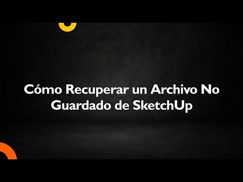 How to Recover an Unsaved SketchUp File