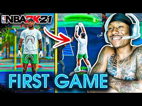 My FIRST Park Game On NBA 2K21 And I Didn't MISS With This Jumpshot! Best Build NBA 2K21! DEMIGOD!