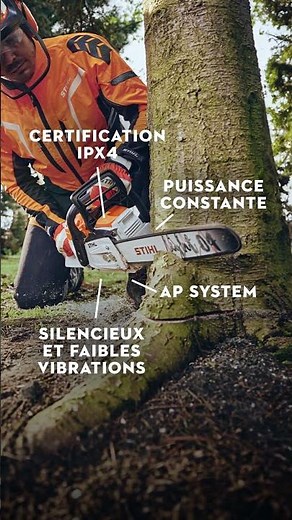 MSA 300 CO, la plus puissante des tronçonneuses à batterie STIHL ! #stihlfrance