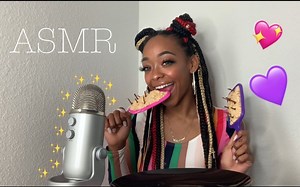 ASMR 授权 柴娜|姐姐吃梳子啦(ﾟ⊿ﾟ)ﾂ！！ chynaunique