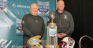 NC State ends 2021 season, awarded Holiday Bowl trophy