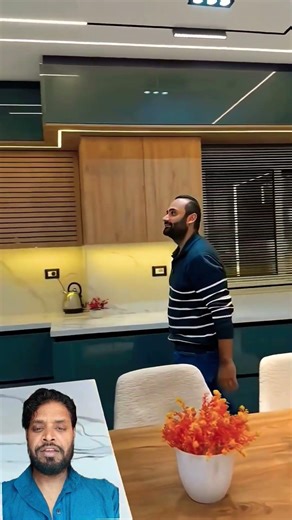 Lobby + Dining + Kitchen 😍 3 in 1 Open Space Design