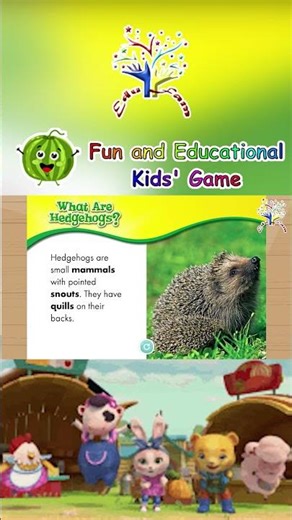 🦔🔍 Hedgehog Safari! | Learn About Spiky Friends! 💖✨