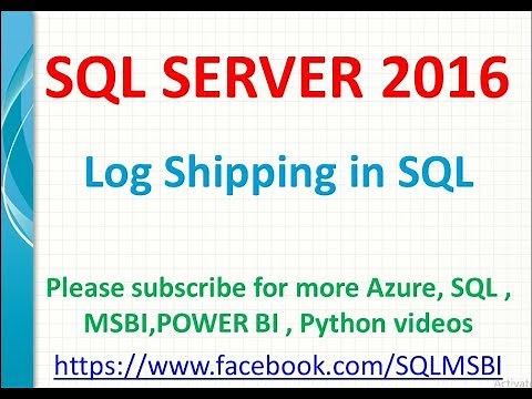 Log shipping in SQL Server |Sql log shipping Configuration |sql disaster recovery | SQL DBA Tutorial