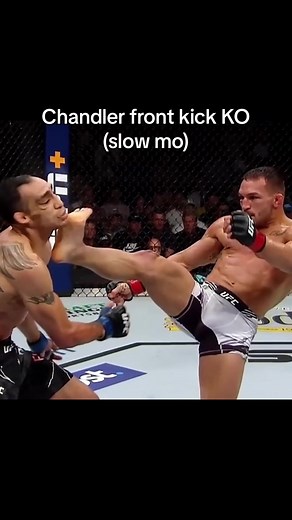 Chandler's Front Kick KO - A Slow Motion Highlight