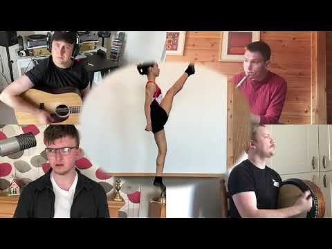 Incredible Traditional Irish Music & Dance Video!! David Geaney & The Wang Sisters!