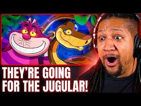 KAA vs CHESHIRE CAT RAP BATTLE REACTION | INSANE MATCHUP 🤯
