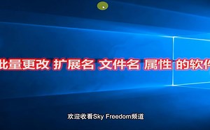 批量更改 扩展名 文件名 属性 的软件