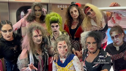 This Halloween, the MOMbies — a group of mothers dressed as zombies – are back on the dance floor to raise awareness and funds for breast cancer research. David Muir shares their story and why it's become a spooky season tradition. https://trib.al/zPfK0QM | ABC World News Tonight with David Muir